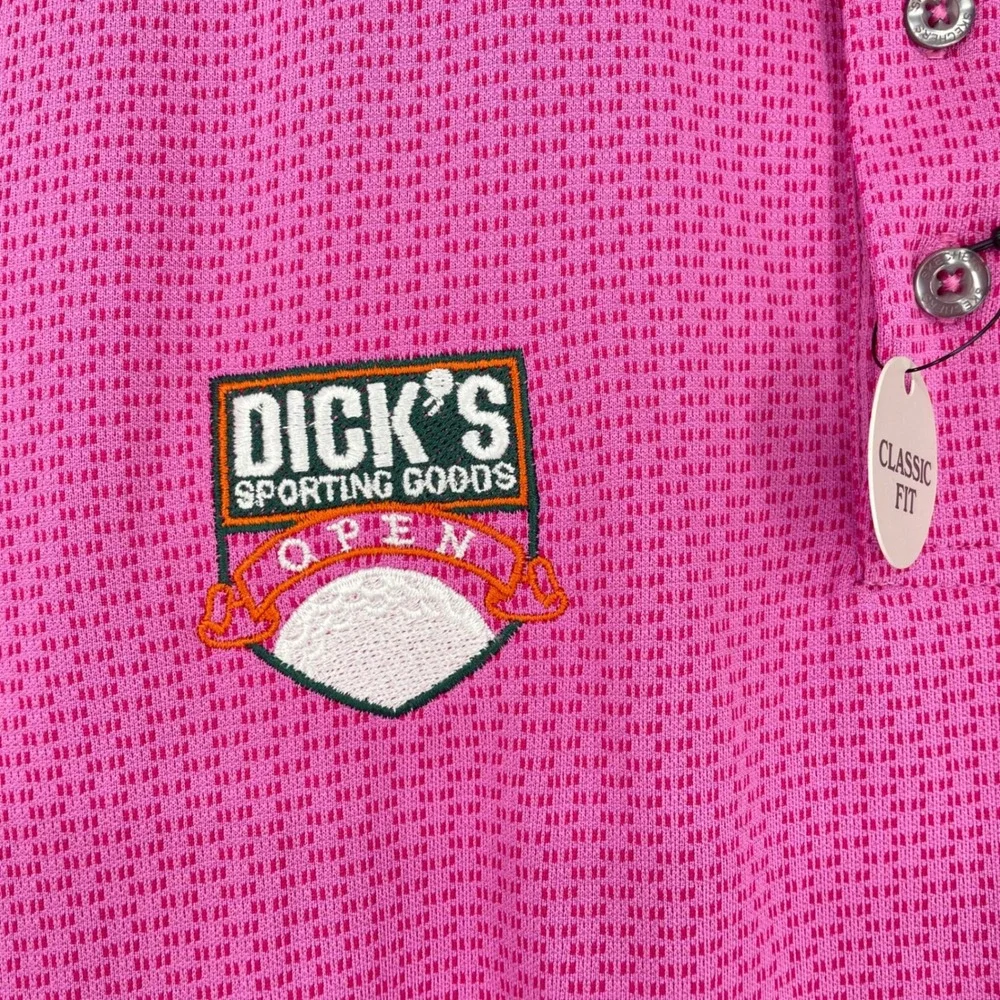 Skechers Go Golf Polo Shirt Men's‎ Small Pink Festival Fuchsia NWT Dick's Open